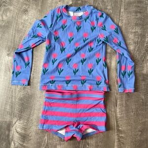Swim rash guard set